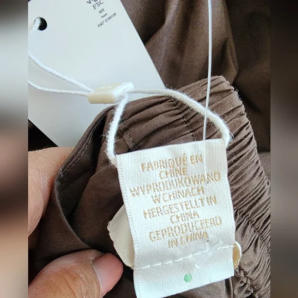 CAROLINE CONSTAS ENBRODERY BROWN MIDI FULL SKIRT NWT SZ SMALL - Picture 13 of 14